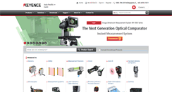 Desktop Screenshot of keyence.com.sg