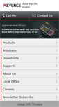 Mobile Screenshot of keyence.com.sg